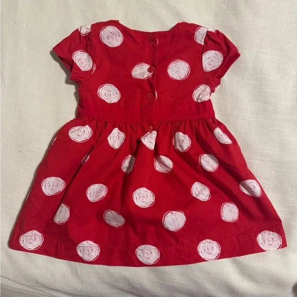 Disney Red and White Minnie Mouse Dress - Picture 2 of 3